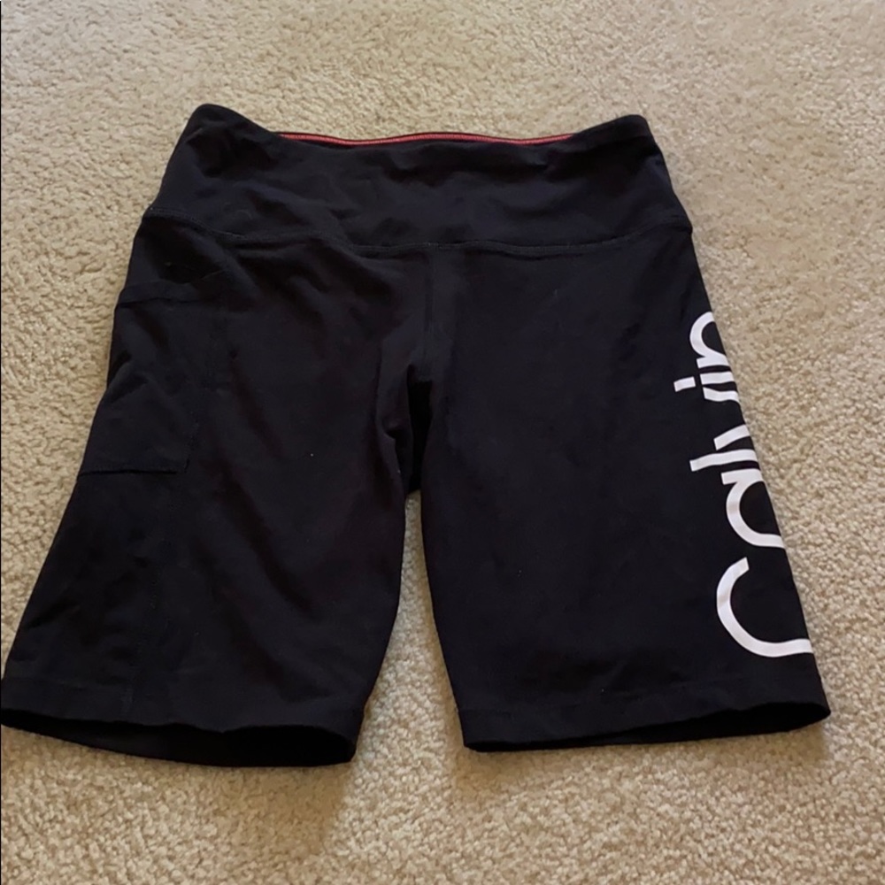 CK biker shorts